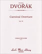 Carnival Overture, Op. 92 Orchestra sheet music cover